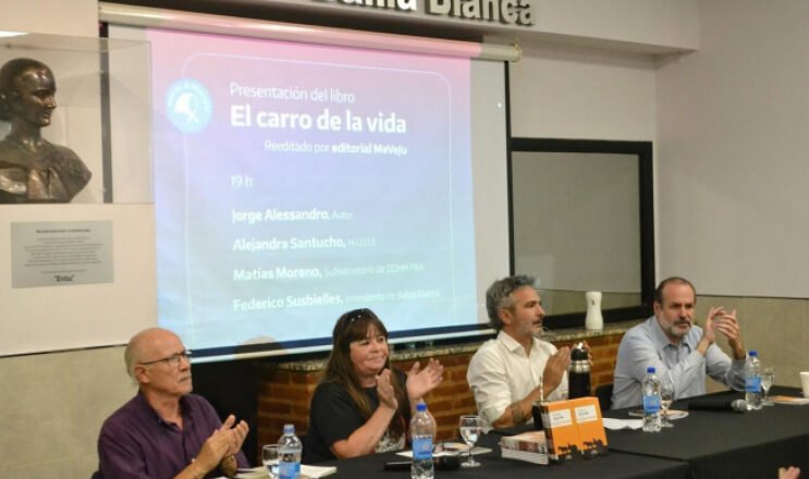 BAHIA BLANCA. Derechos Humanos presentó el libro “El carro de la vida”