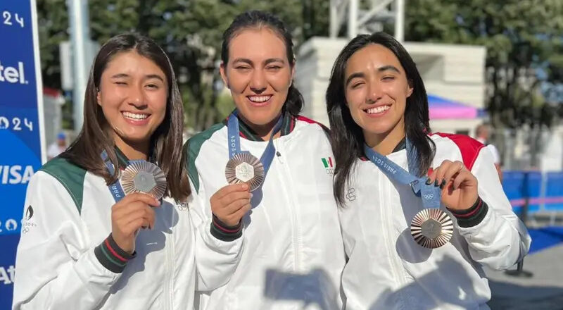 México logra bronce en tiro con arco femenino y gana la primera medalla de América Latina en las Olimpiadas