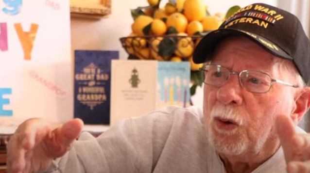 El veterano de la Segunda Guerra Mundial que a los 101 años celebra 75 de casado: “No piensen en la edad”
