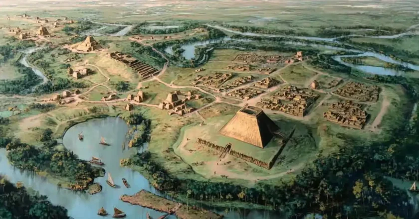 Descubren un poste de 5 toneladas que demuestra la asombrosa capacidad logística de la mayor ciudad precolombina de Norteamérica